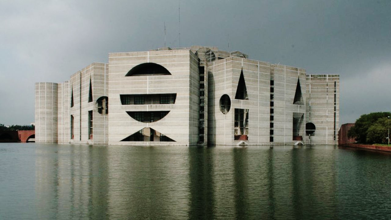 Complejo parlamentario en Dhaka, Bangladesh, 1961. Arq. Luis Kahn.